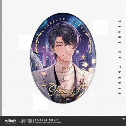 (Pre-order) Tears of Themis/未定事件簿 - [Forever Begins With You] 你是我心动的唯一真相 - Oval Badge/Pin