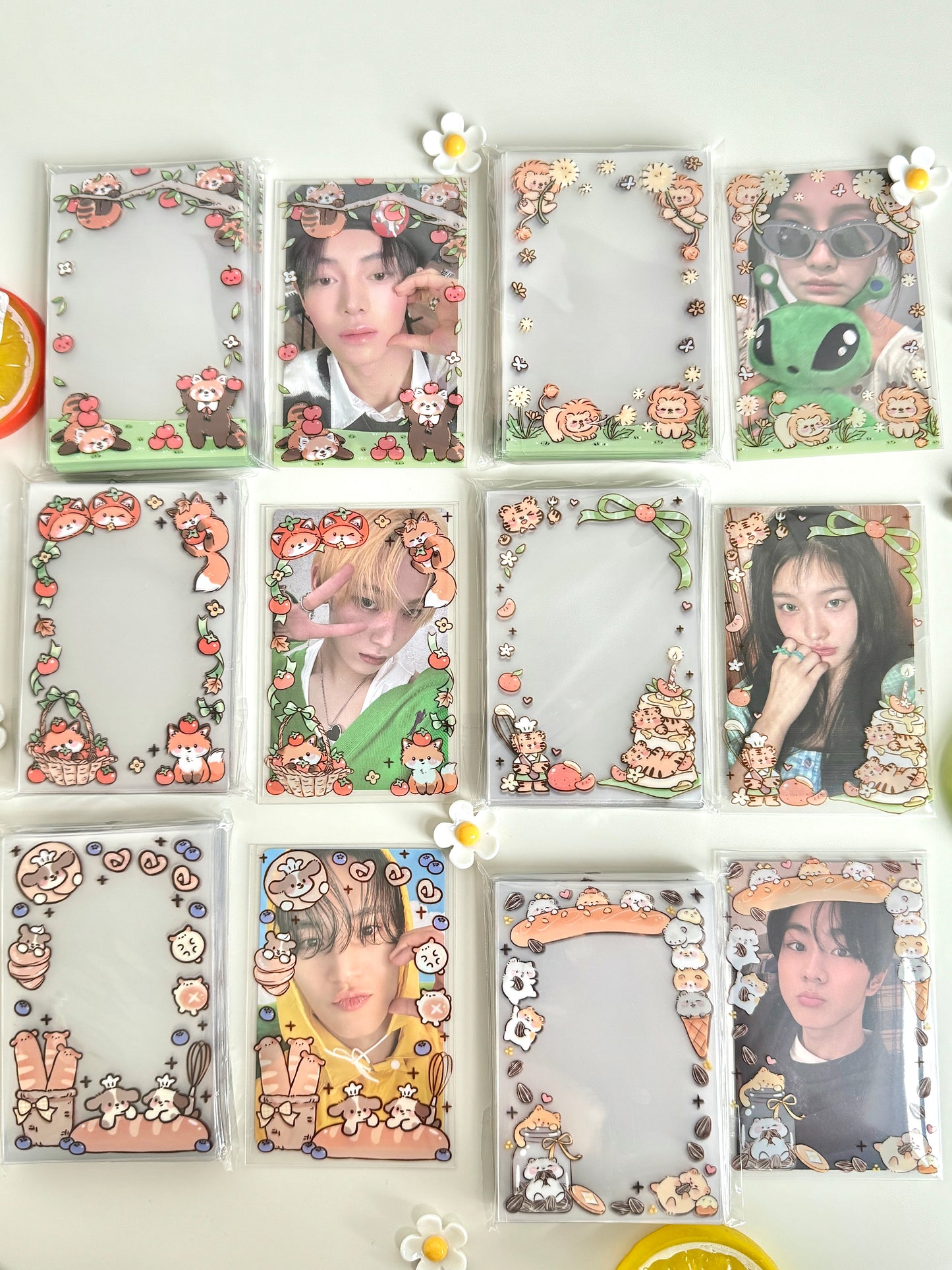 Decorative 61mm x 91mm Photo Card Sleeves (30PCS)