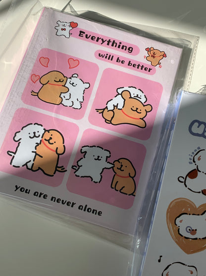 Hard Cover A5 Loose-leaf 4-Grid Photo Album Binder