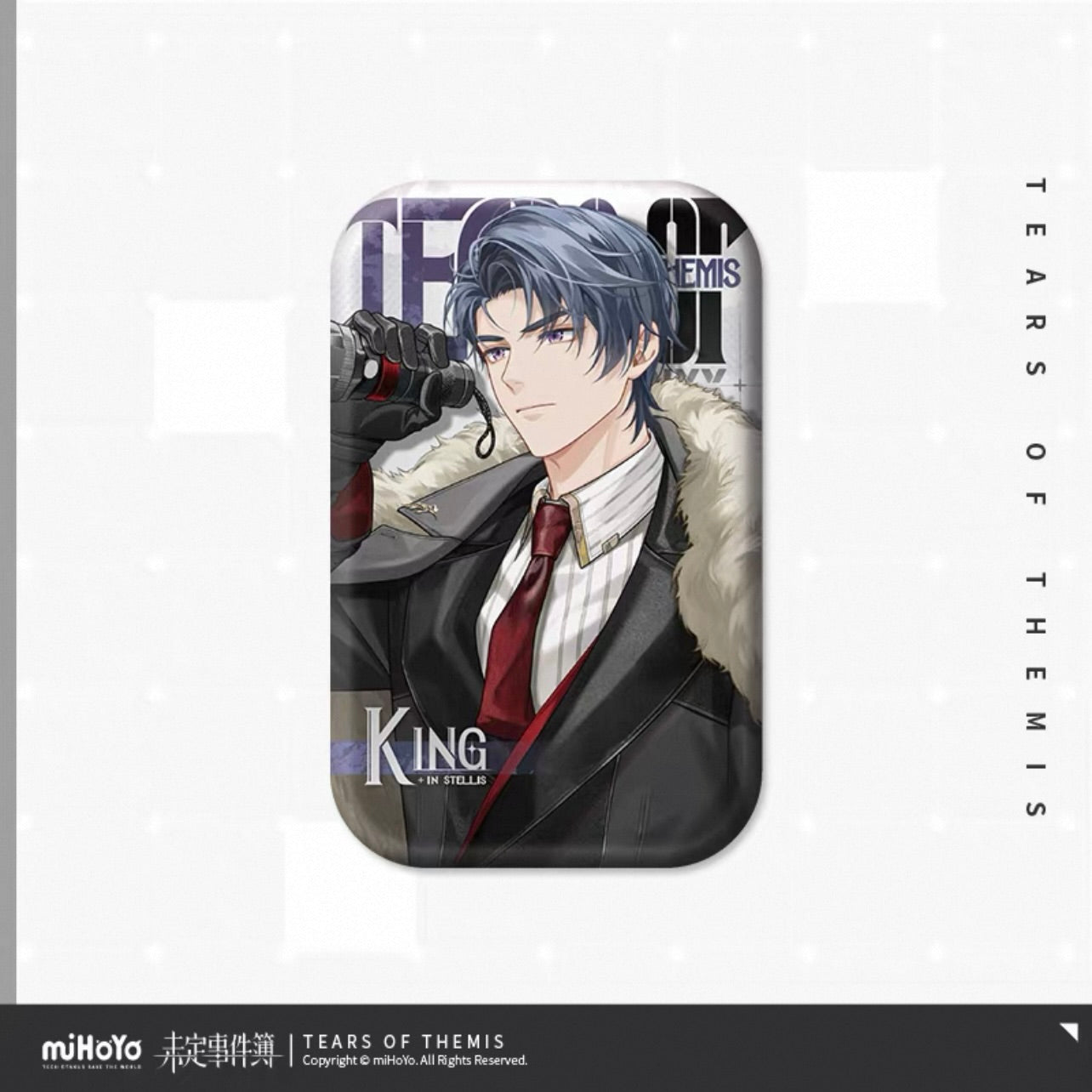 (Pre-order) Tears of Themis/未定事件簿 - [JUDGMENT ON THE WHITE EXPANSE] 冰原上的审判系列 - Rectangular Badge/Pin