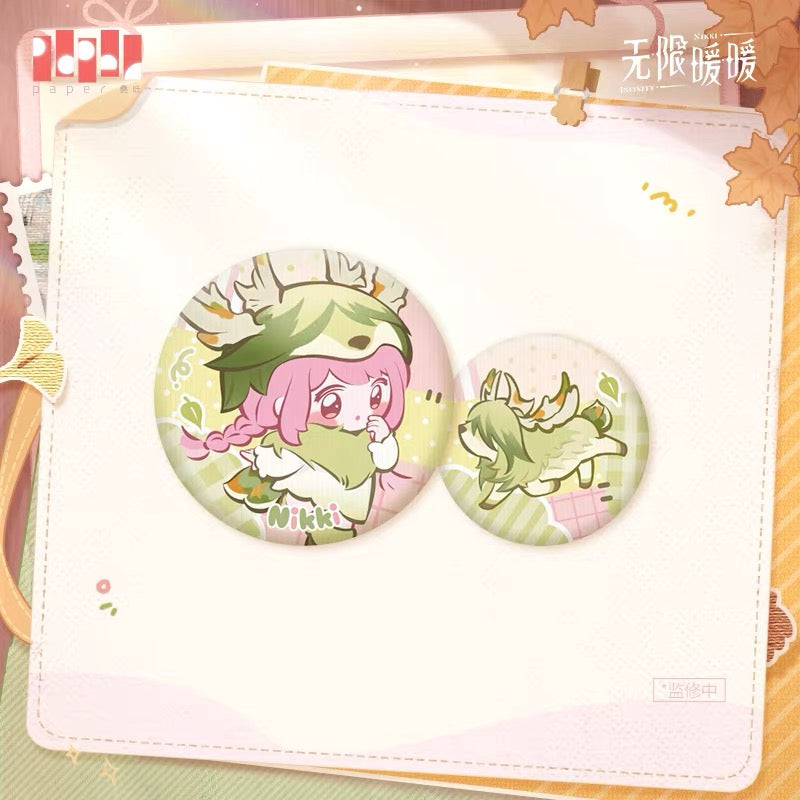 (Pre-order) INFINITY NIKKI/无限暖暖 - [Tales of Tails 茸尾物语] - Mini Badge/Pin Set