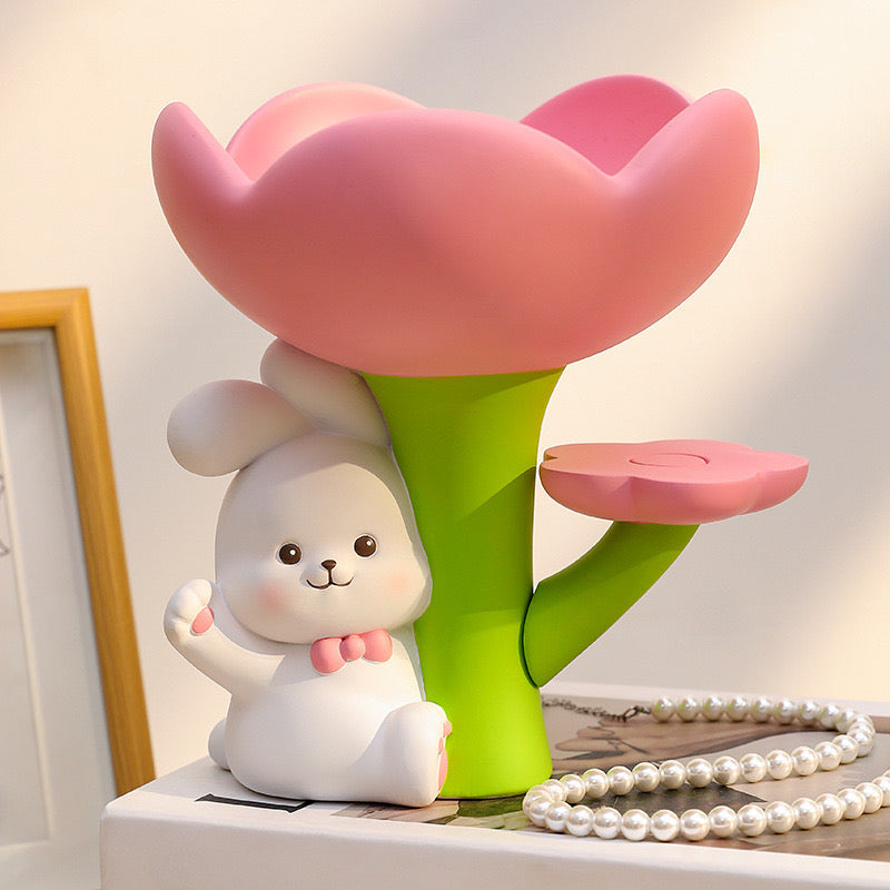 Cartoon Cute Rabbit Storage Decoration