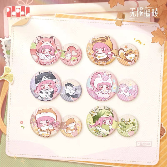 (Pre-order) INFINITY NIKKI/无限暖暖 - [Tales of Tails 茸尾物语] - Mini Badge/Pin Set