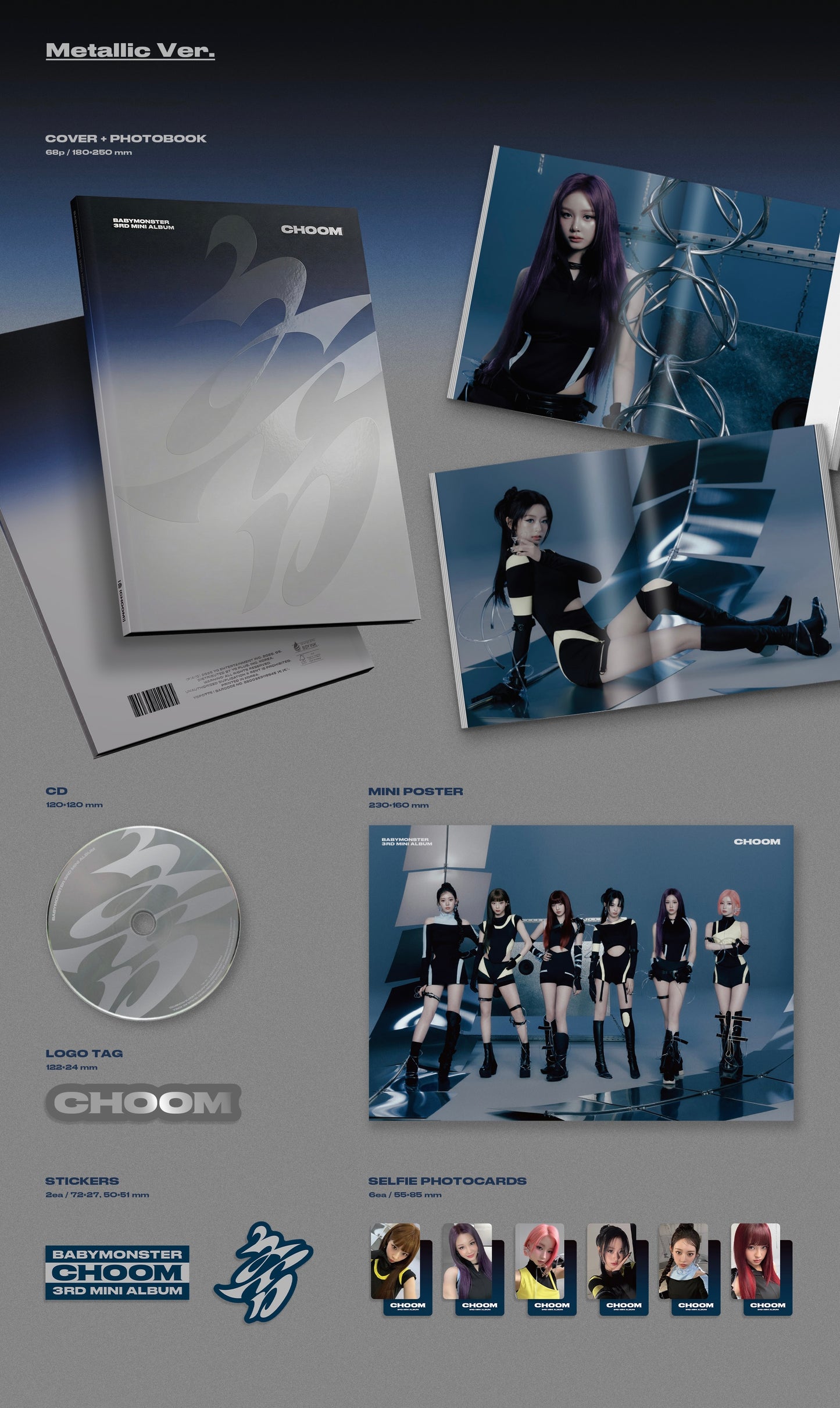 BABYMONSTER - 3rd Mini Album [춤 (CHOOM)]