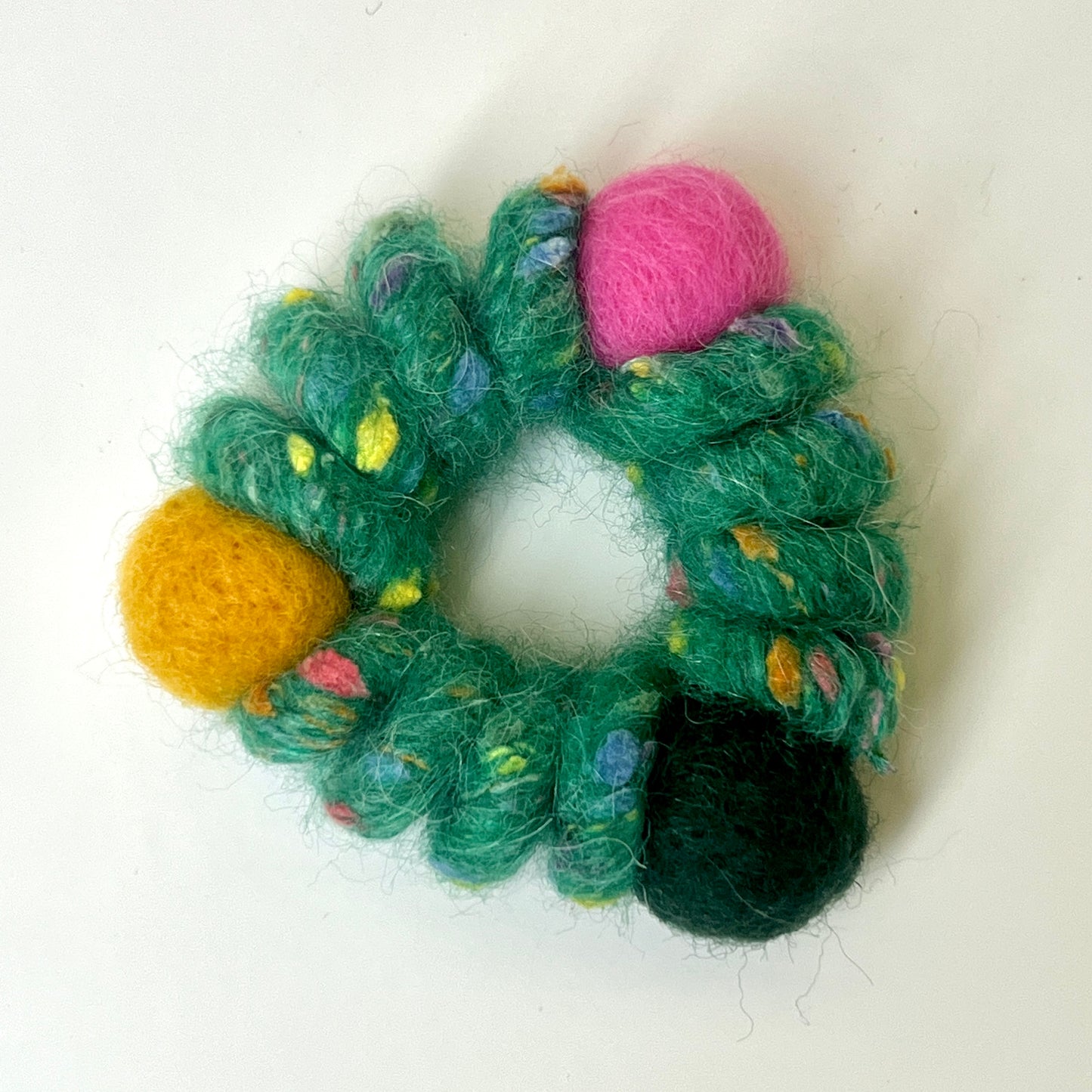 Furry Wool Knitting Elastic Hair Band