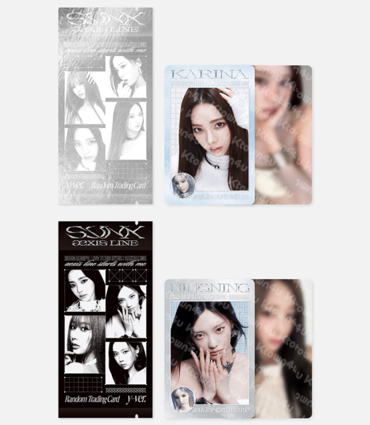 (Pre-order) AESPA - [SYNK: aeXIS LINE MD] Random Trading Card Set