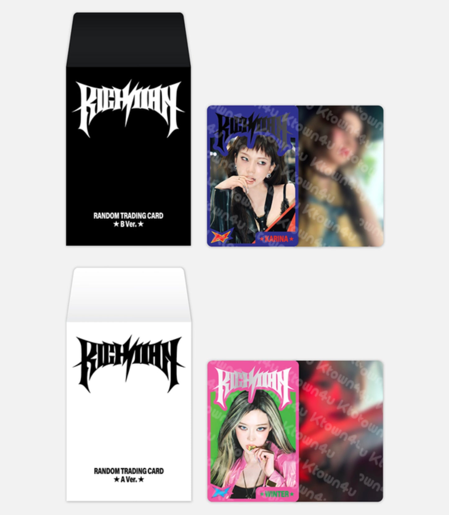 (Pre-order) AESPA - [aespa WEEK - #Rich_Man MD] Random Trading Card Set