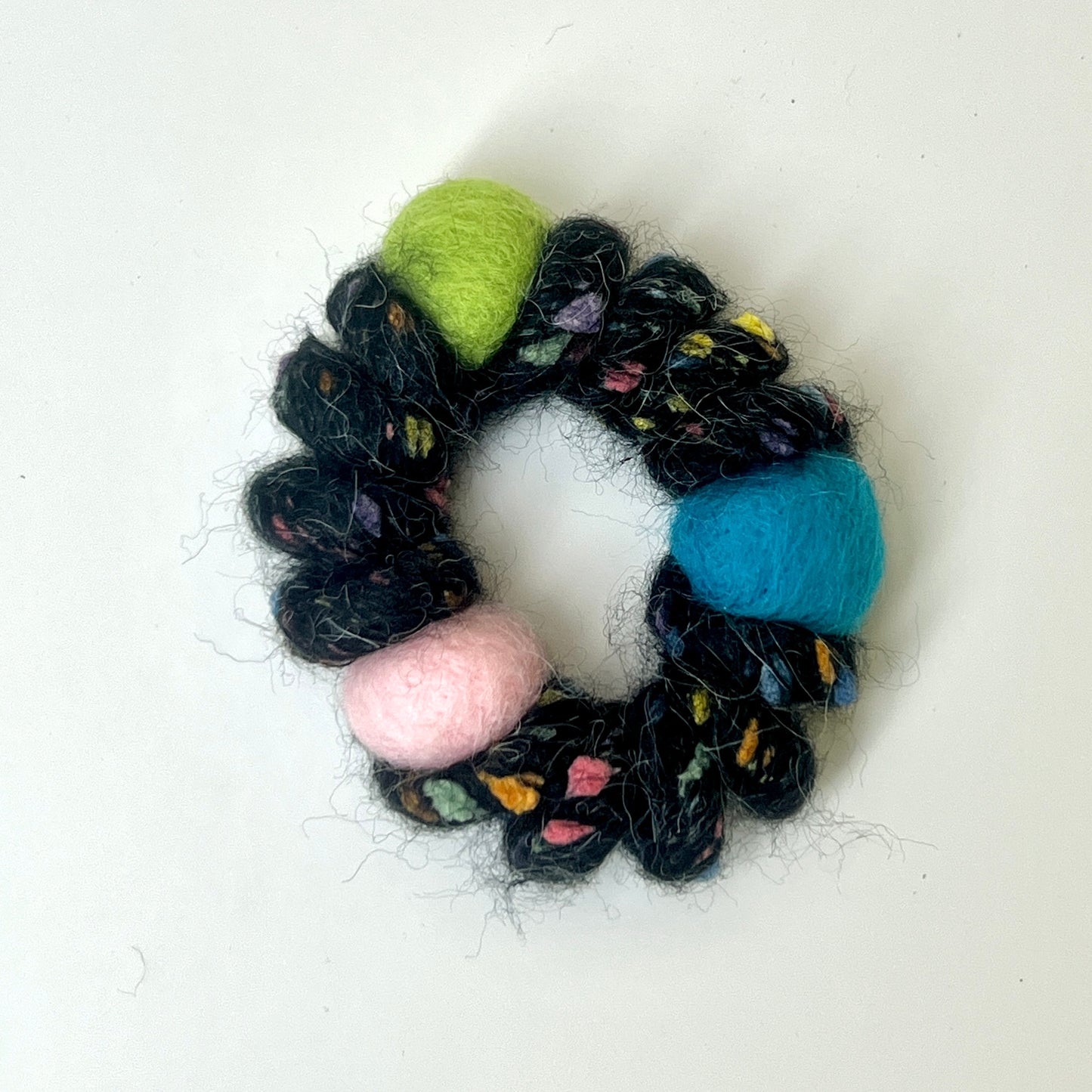 Furry Wool Knitting Elastic Hair Band