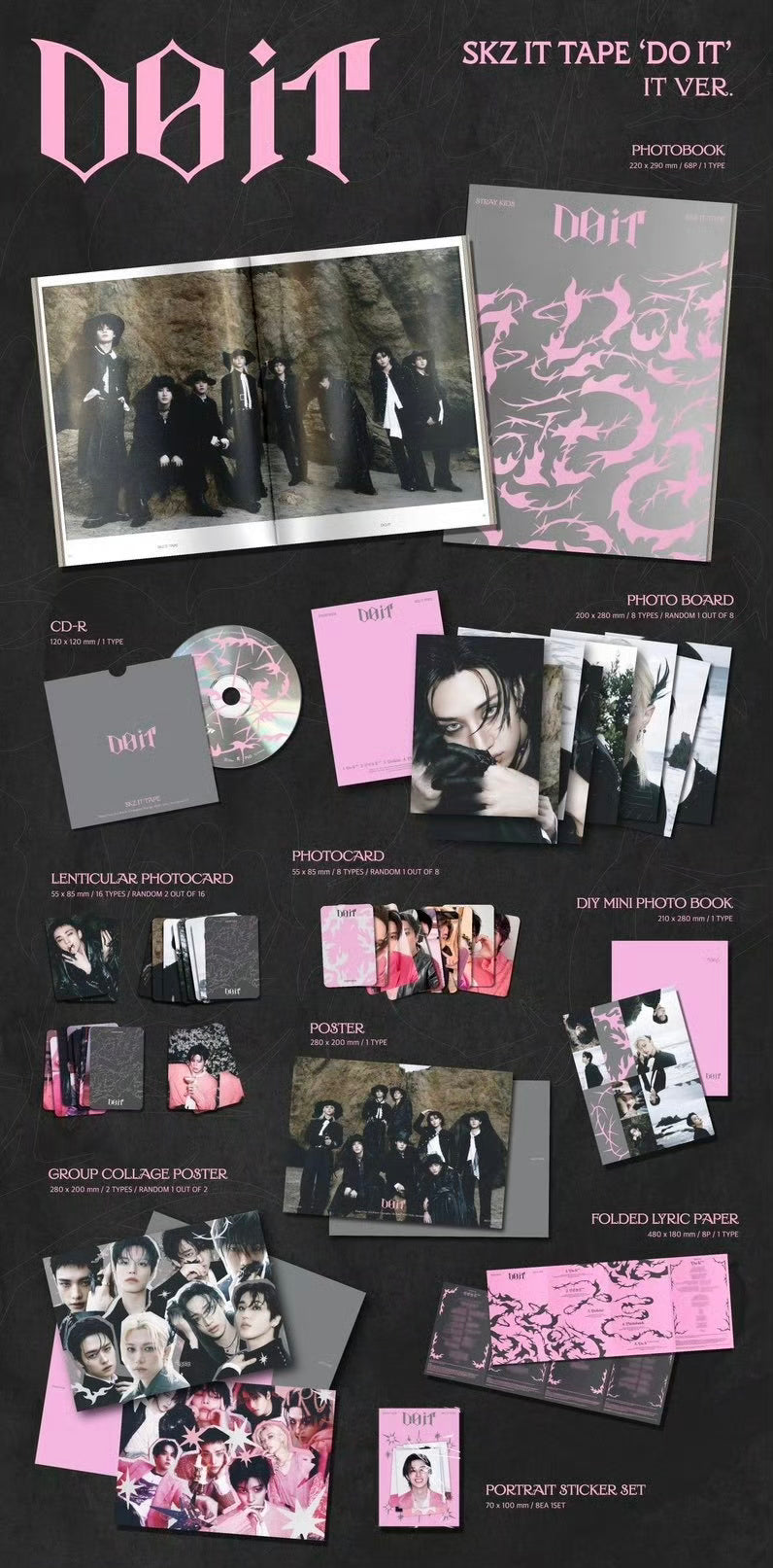 (Pre-order) STRAY KIDS - [SKZ IT TAPE] (IT ver.)