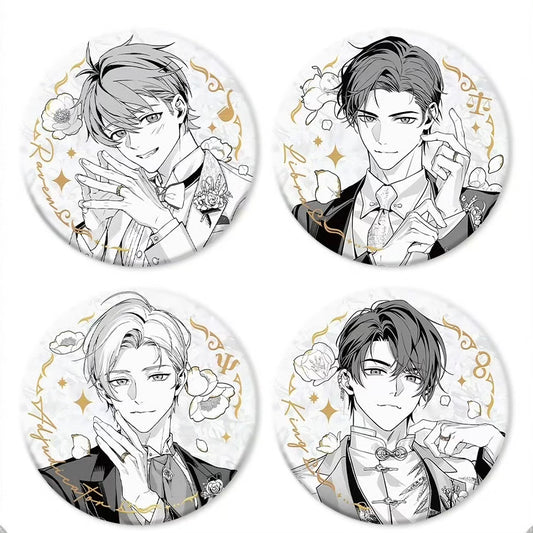 (Pre-order) Tears of Themis/未定事件簿 - [My Heart Will Go On] 爱是我此生的唯一答案系列 - 75mm Badge/Pin