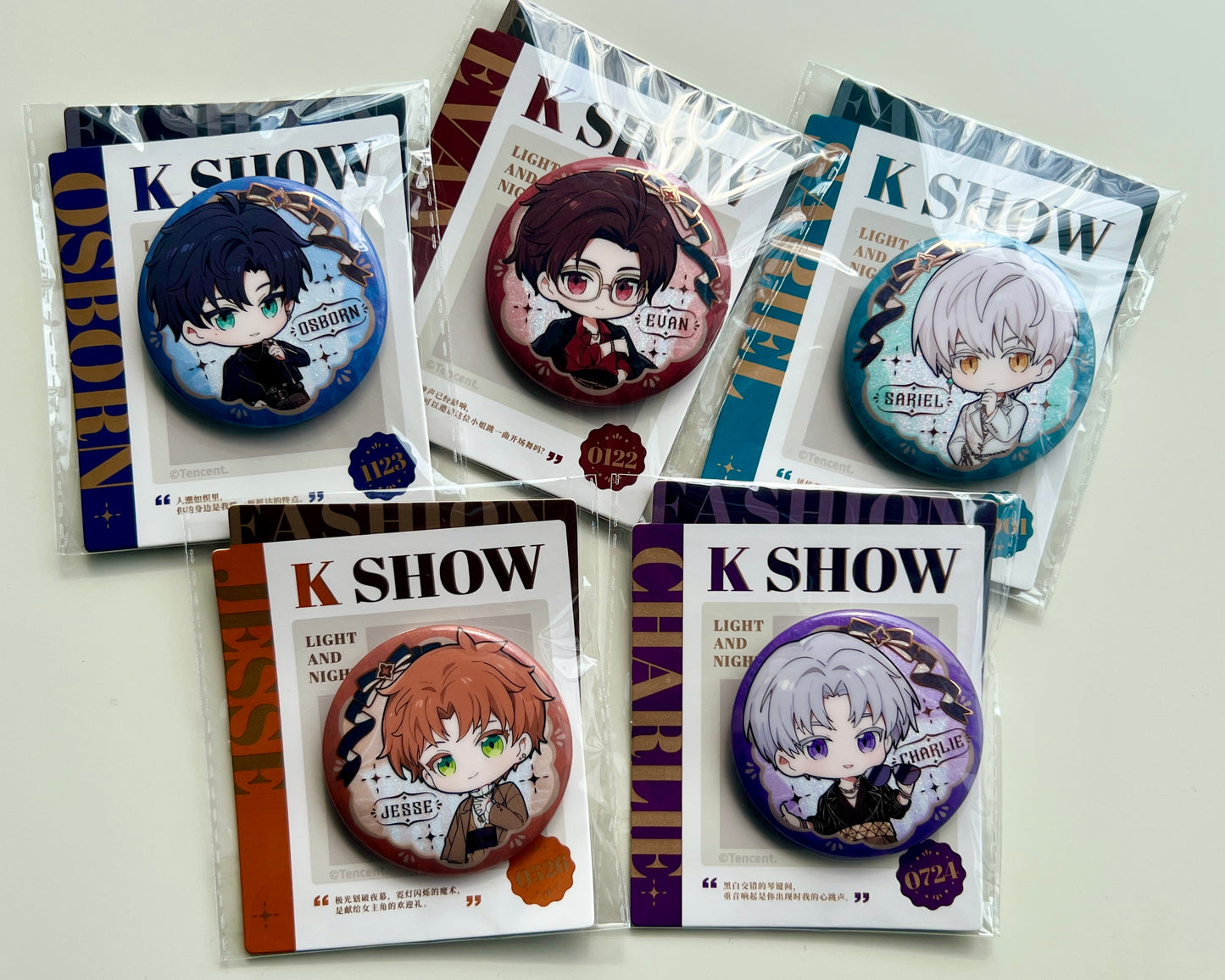 Light And Night/光与夜之恋 x KFC - [K Show] Badge/Pin