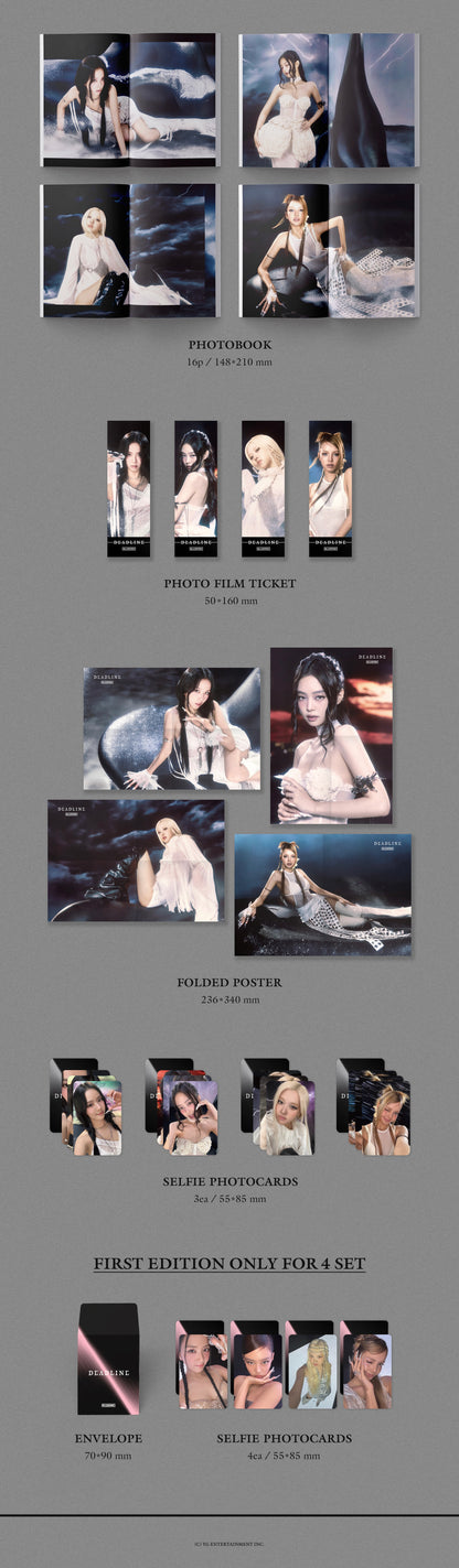 (Pre-order) BLACKPINK - 3rd Mini Album [DEADLINE] (SILVER Ver.)