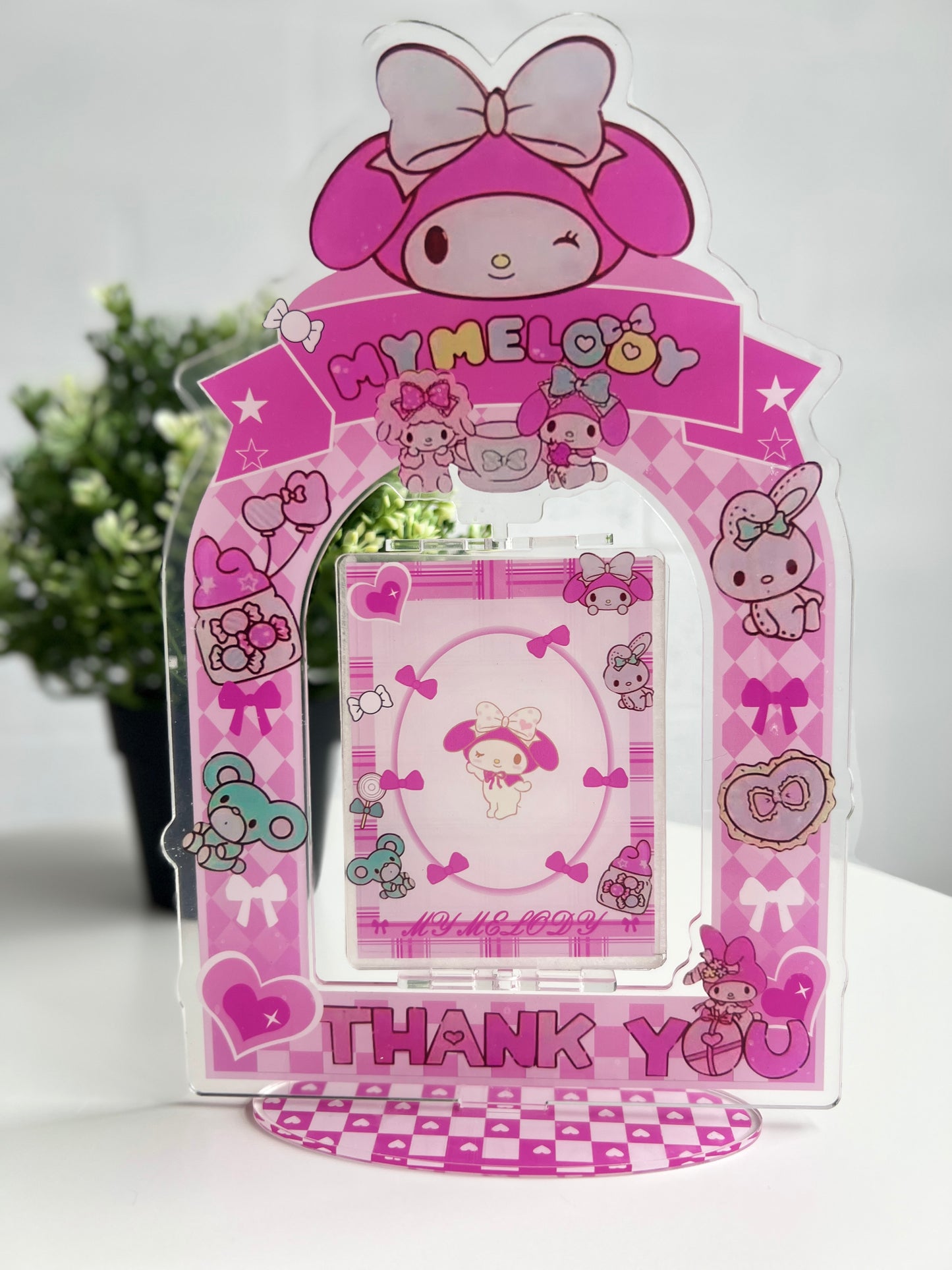 Sanrio Acrylic Rotation Photo Card Toploaders