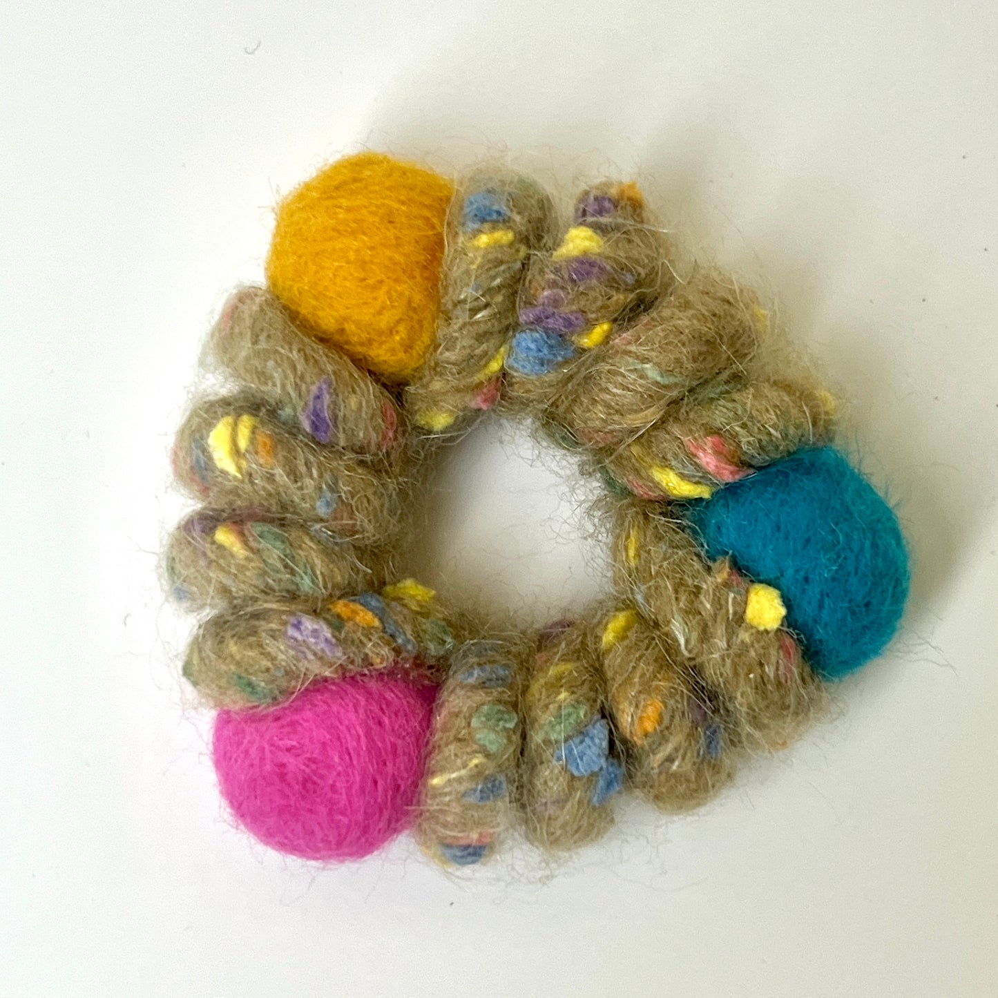 Furry Wool Knitting Elastic Hair Band