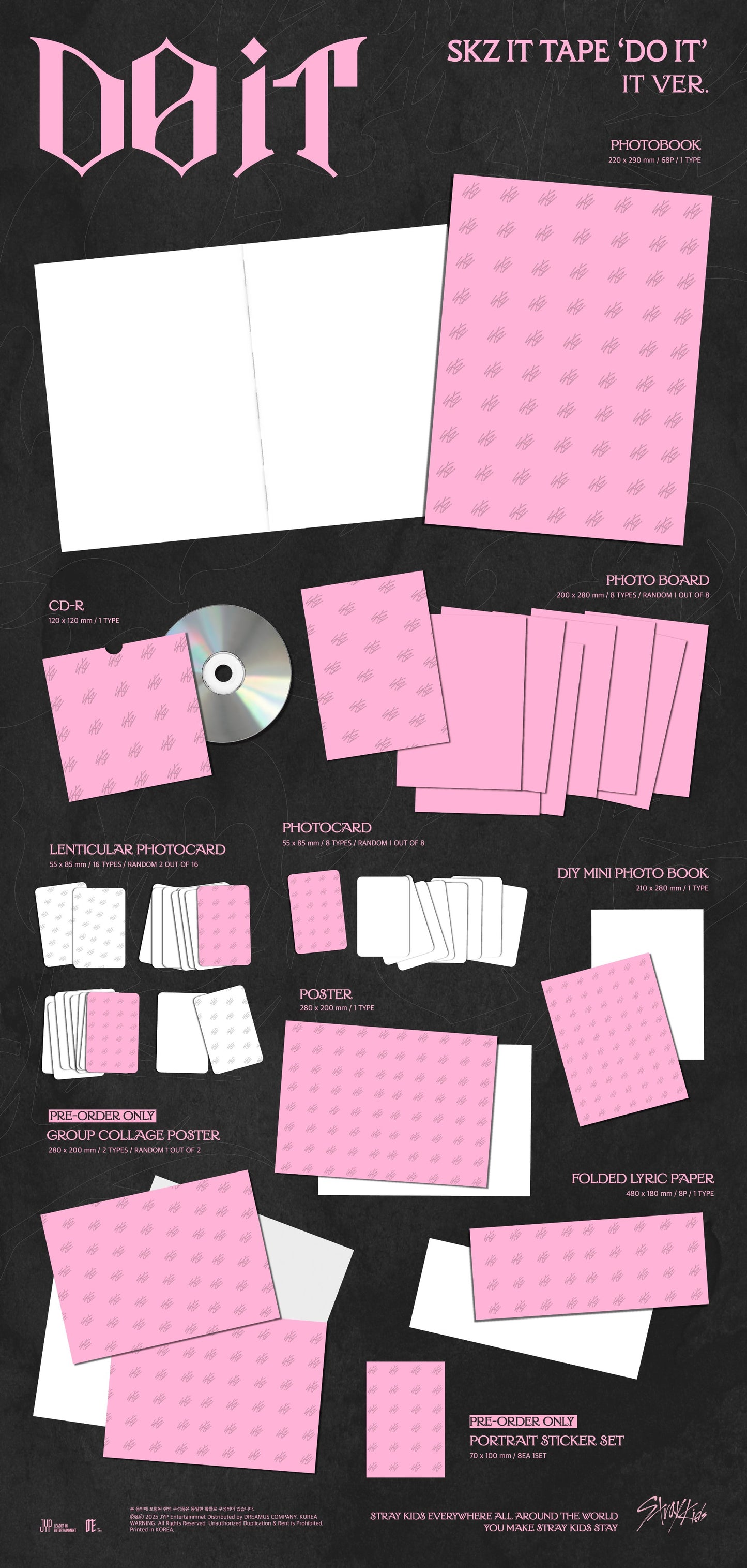 (Pre-order) STRAY KIDS - [SKZ IT TAPE] (IT ver.)