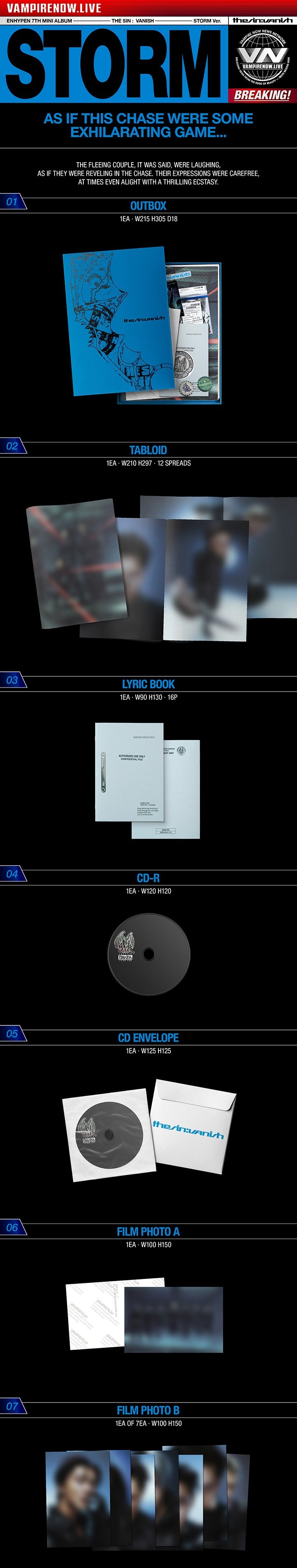 (Pre-order) ENHYPEN - [THE SIN: VANISH]