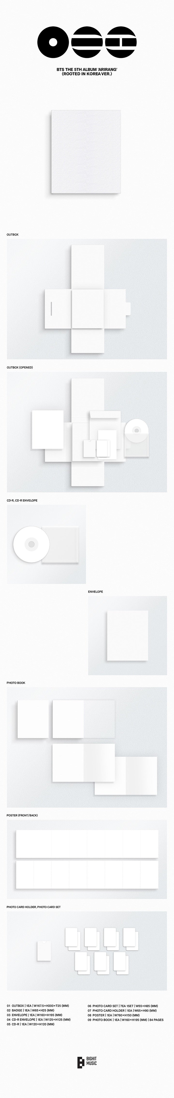 (Pre-order) BTS - The 5th Album [ARIRANG] (STANDARD VER.)