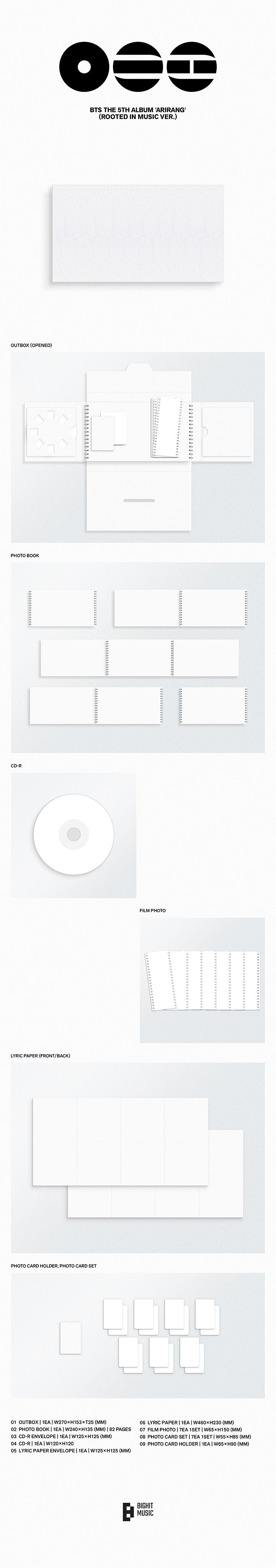 (Pre-order) BTS - The 5th Album [ARIRANG] (STANDARD VER.)