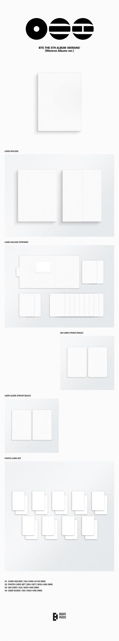 (Pre-order) BTS - The 5th Album [ARIRANG] (WEVERSE VER.)