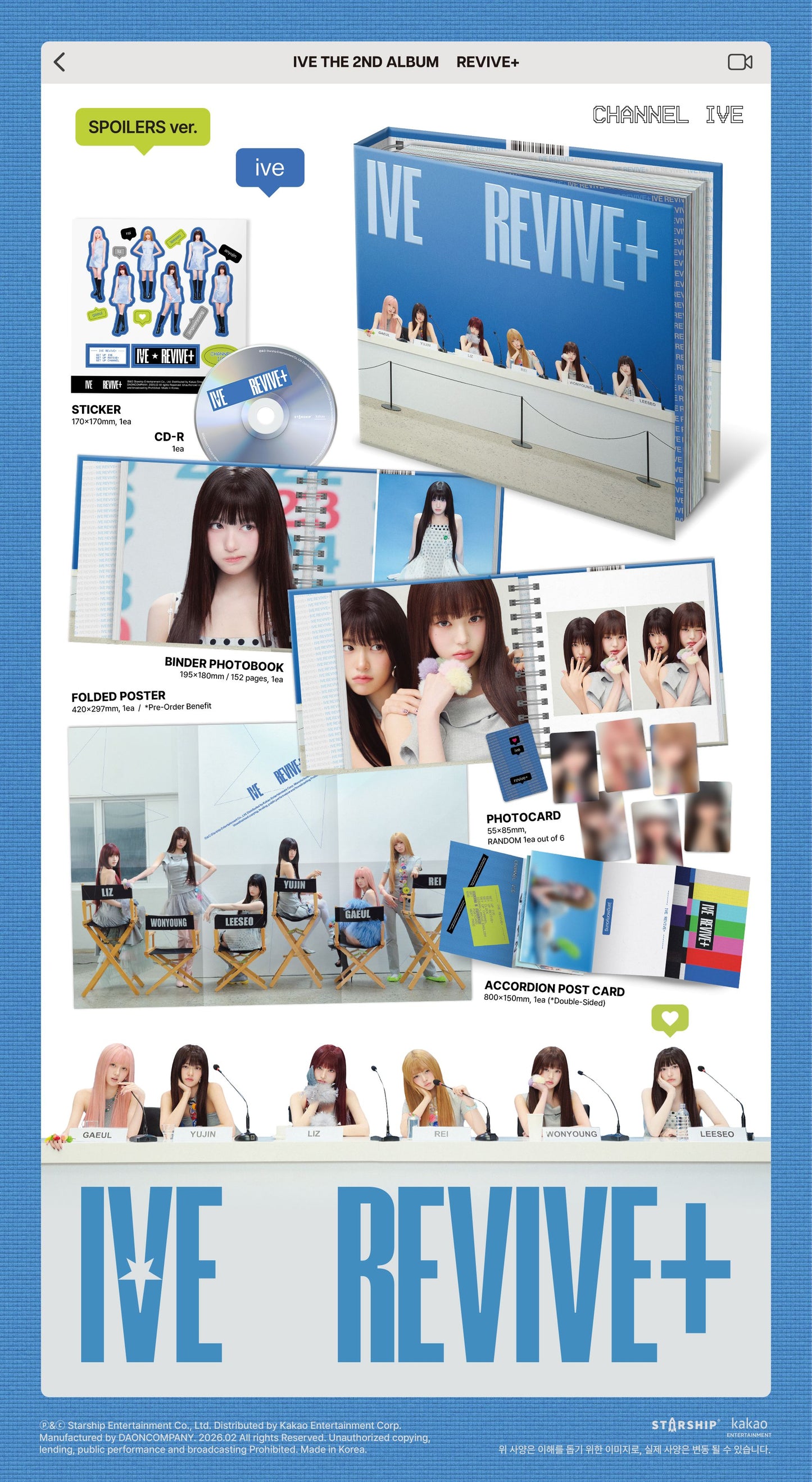 IVE -The 2nd Album [REVIVE+] (SPOILERS VER.)