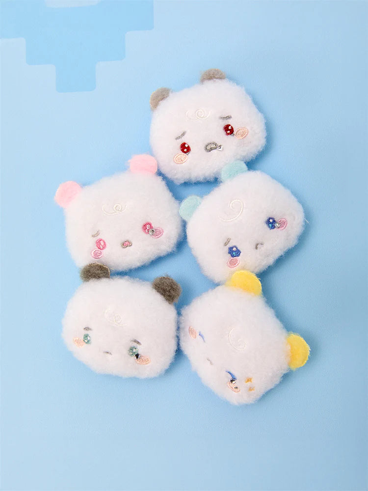 (Pre-order) PLAVE x LINEFRIENDS - MMMM BABY ROOM - PLUSH BADGE (10 TYPES RANDOM)