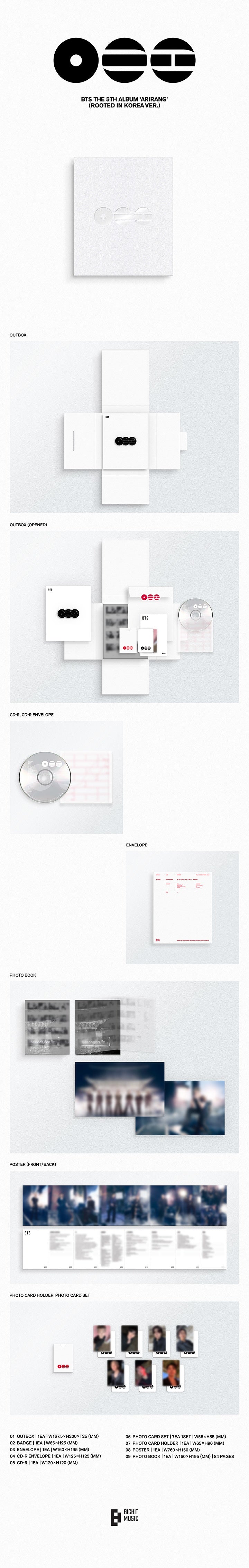 BTS - The 5th Album [ARIRANG] (STANDARD VER.)