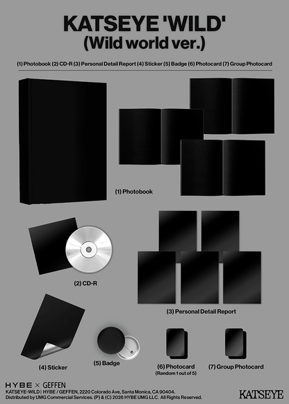 (Pre-order) KATSEYE - [WILD]