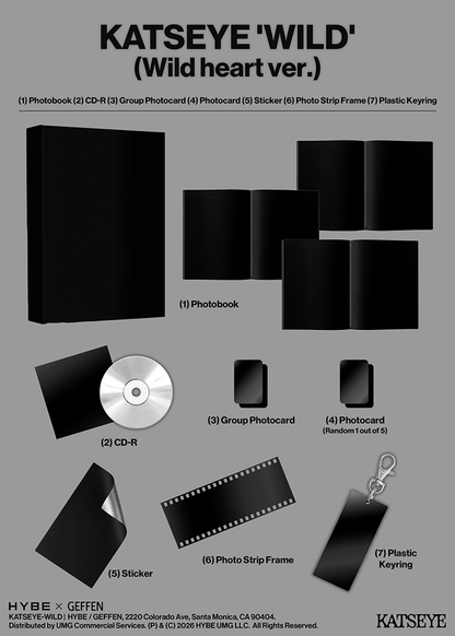 (Pre-order) KATSEYE - [WILD]