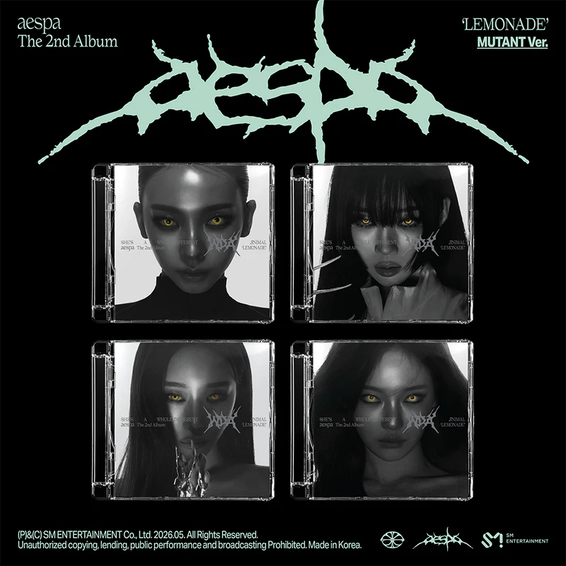 (Pre-order) AESPA - The 2nd Album [LEMONADE] (MUTANT Ver.)