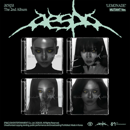 (Pre-order) AESPA - The 2nd Album [LEMONADE] (MUTANT Ver.)