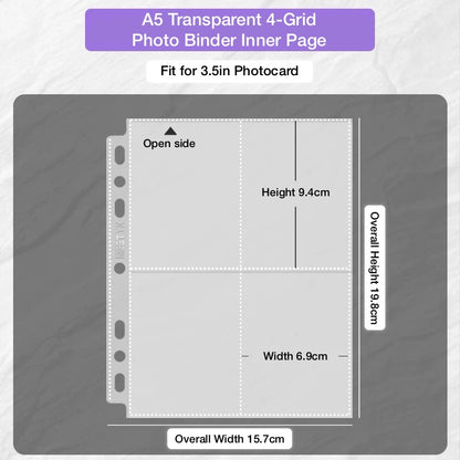 ⭐️Special Discount 08/22 - 09/07⭐️ Buy 2 Get 1 Free - Photocard/Pin Protective Sleeve/Photo Binder Inner Page