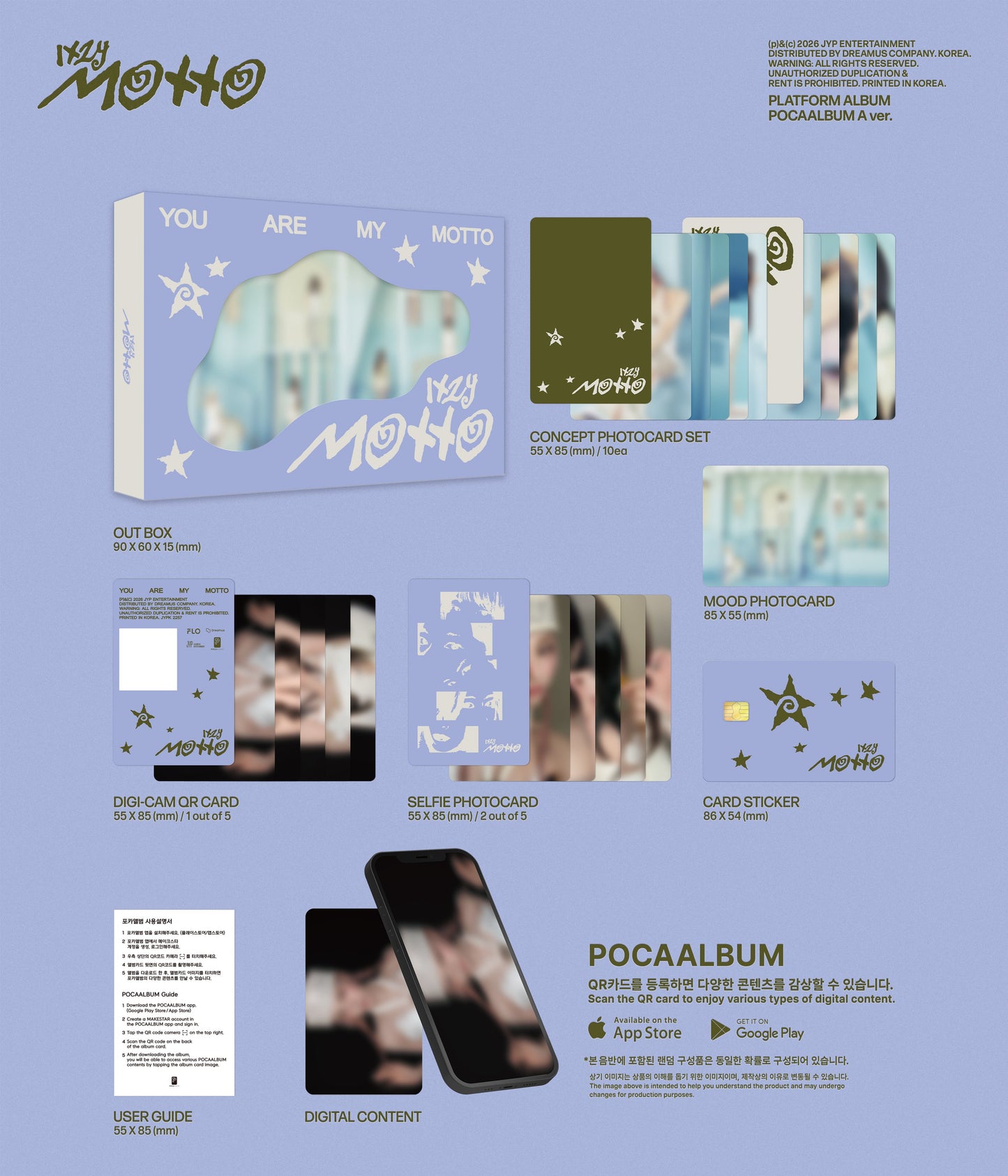 (Pre-order) ITZY - [Motto] (POCAALBUM ver.)