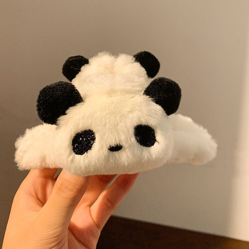 Furry Giant Panda Hair Claw