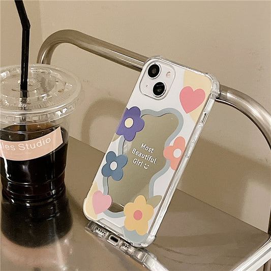 Colourful Flower iPhone Cases - Mirror