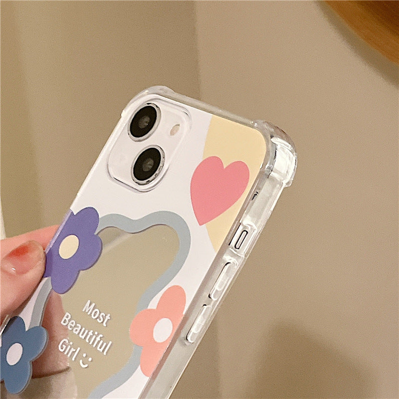 Colourful Flower iPhone Cases - Mirror