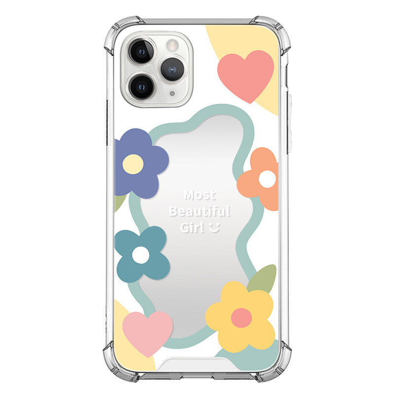 Colourful Flower iPhone Cases - Mirror