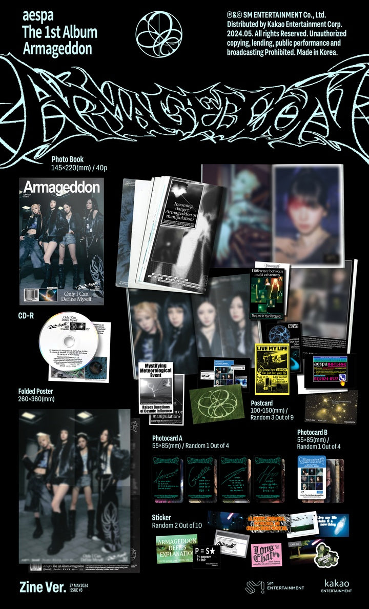 AESPA - The 1st Album [Armageddon] (Zine ver.)