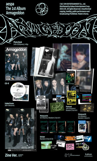 AESPA - The 1st Album [Armageddon] (Zine ver.)