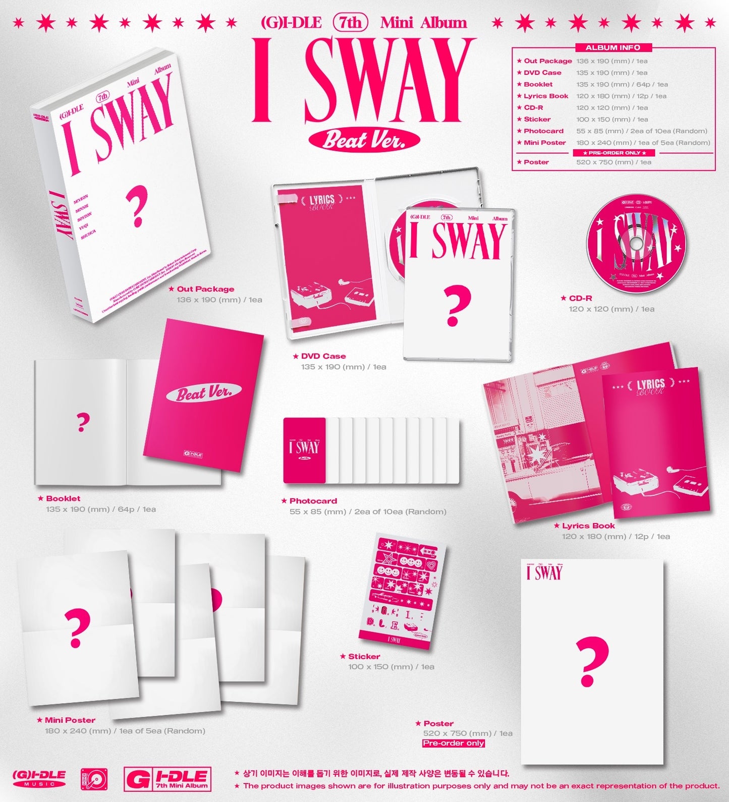 (G)I-DLE - 7th Mini Album [I SWAY] (Photobook ver.)