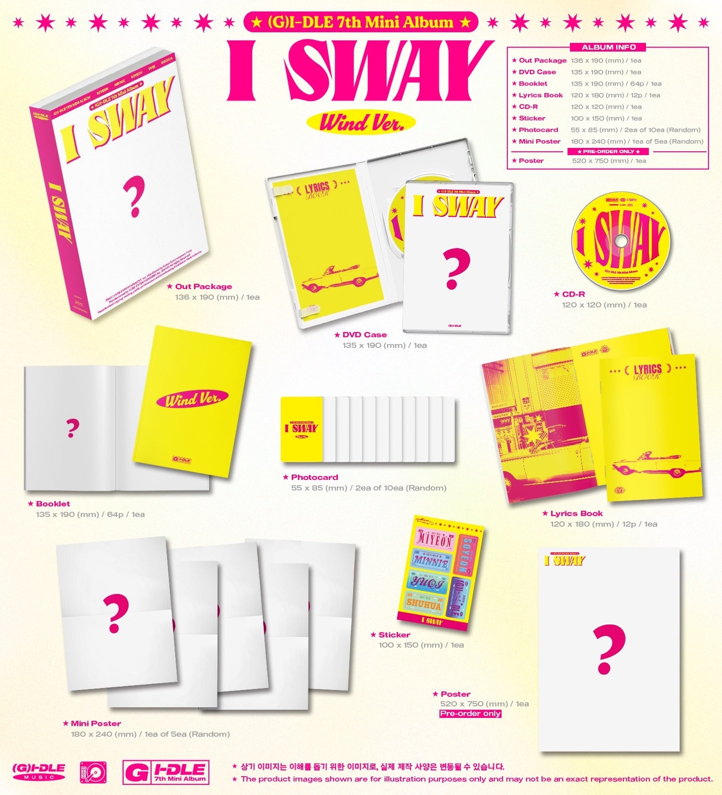 (G)I-DLE - 7th Mini Album [I SWAY] (Photobook ver.)