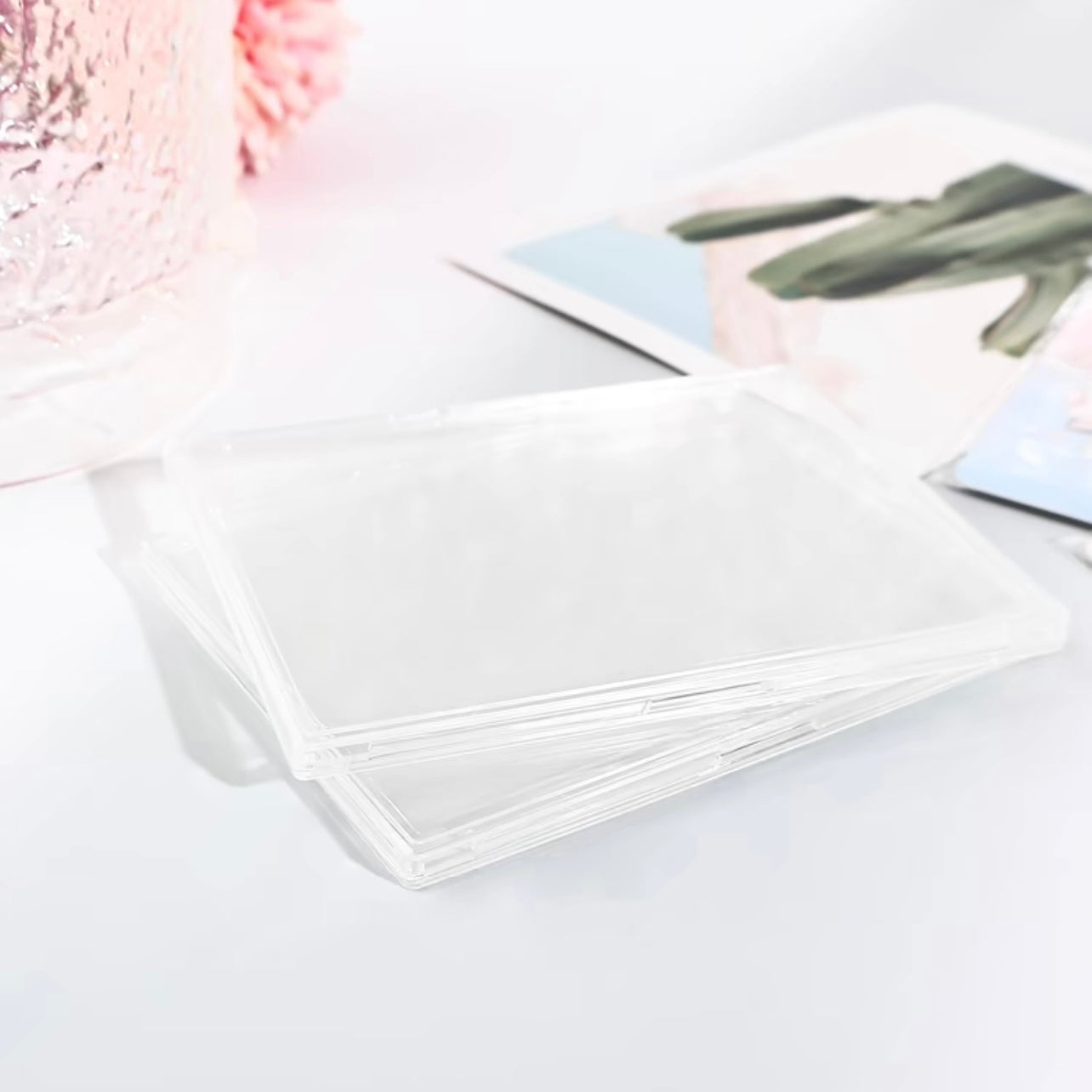 Brick Acrylic Transparent Photo Card Holder (2PCS)