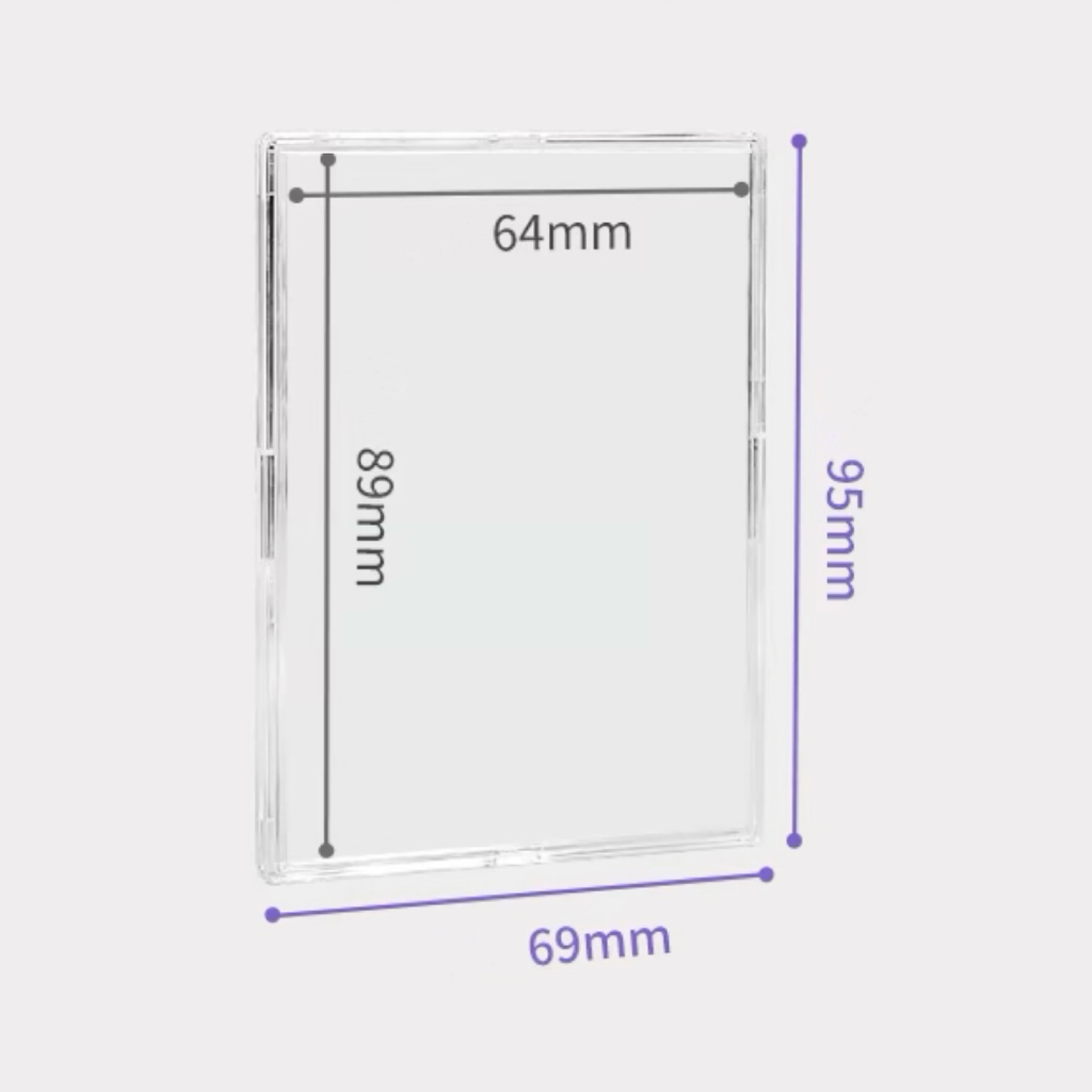 Brick Acrylic Transparent Photo Card Holder (2PCS)