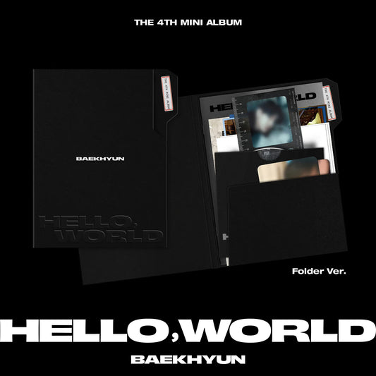 (Pre-order) BAEKHYUN - 4th Mini Album [Hello,World] (Folder ver.)