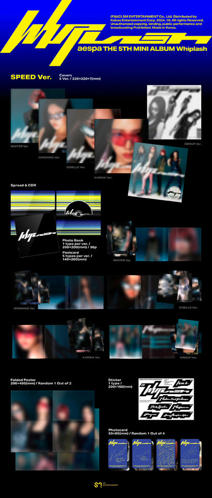 AESPA - 5th Mini Album [Whiplash] (Speed ver.)