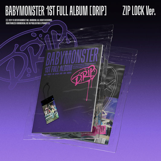 BABYMONSTER - 1st Full Album [DRIP] (ZIP LOCK Ver.)