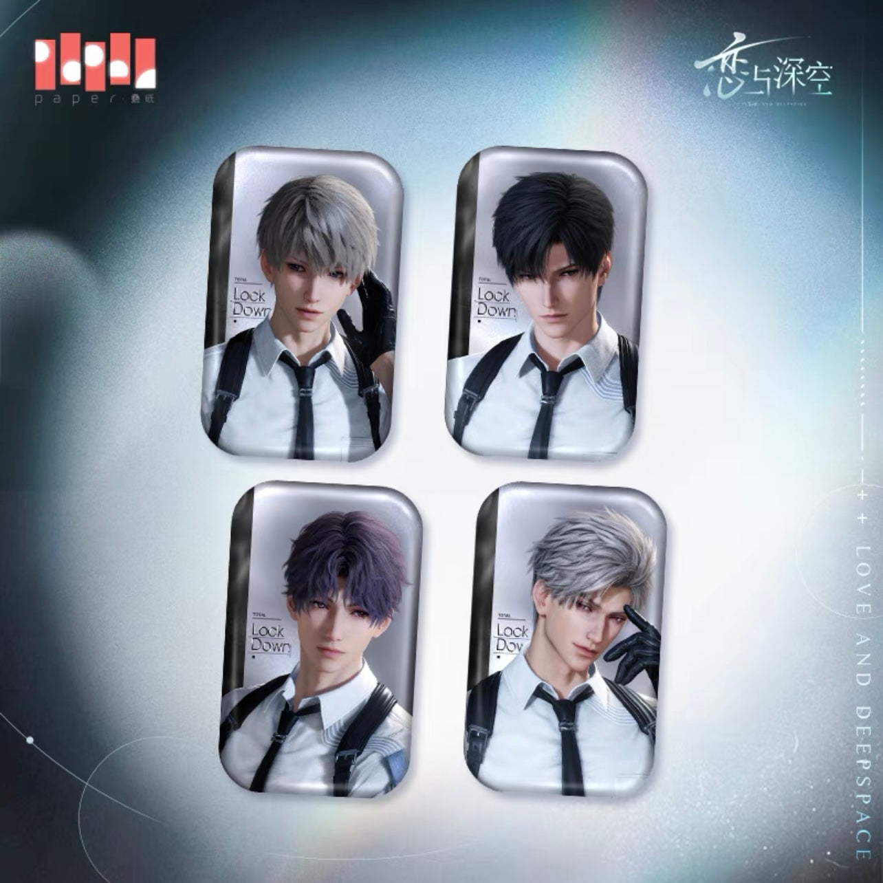 (Pre-order) Love and Deepspace - [Lock Down]-Badges (All 4 Types)