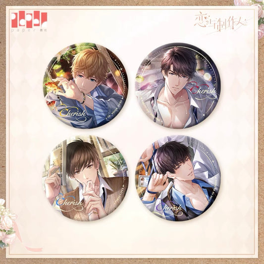 (Pre-order) Mr Love: Queen’s Choice/恋与制作人 - 岁月写意系列 Badge (All 4 types)