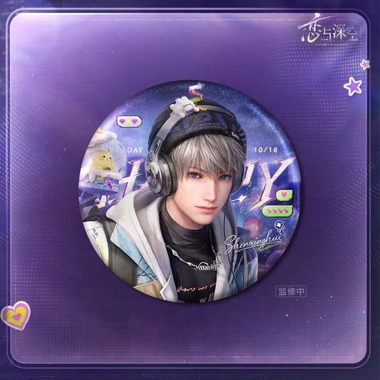 (Pre-order) Love and Deepspace - Xavier 沈星回 2026 Birthday Badge(1)