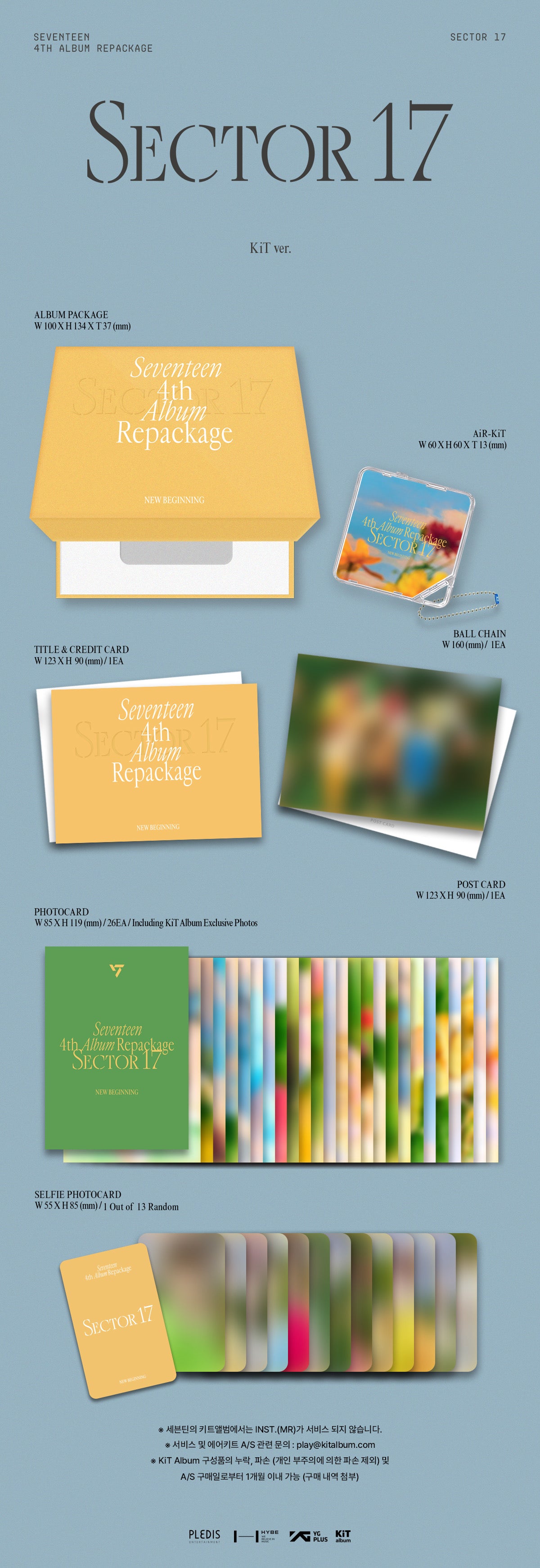 SEVENTEEN - 4th Album Repackage [SECTOR 17] (Kit ver.)