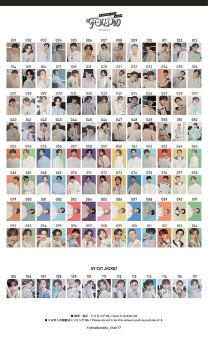 SEVENTEEN - Follow Again Japan Trading Card Set